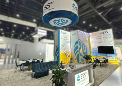 Iron-Flow Energy Storage Tradeshow Graphics